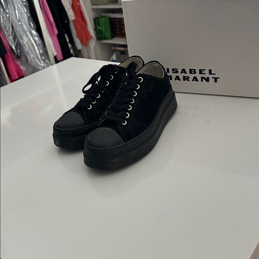 Black Platform Sneakers Isabel Marant - Picture 5 of 5